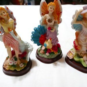 Fairy Figurines w Birds Bundle